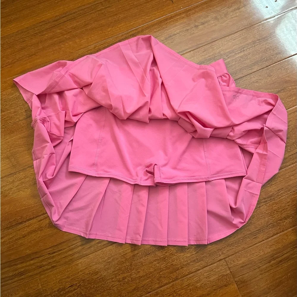 Alo paradise pink varsity skirt Sz L